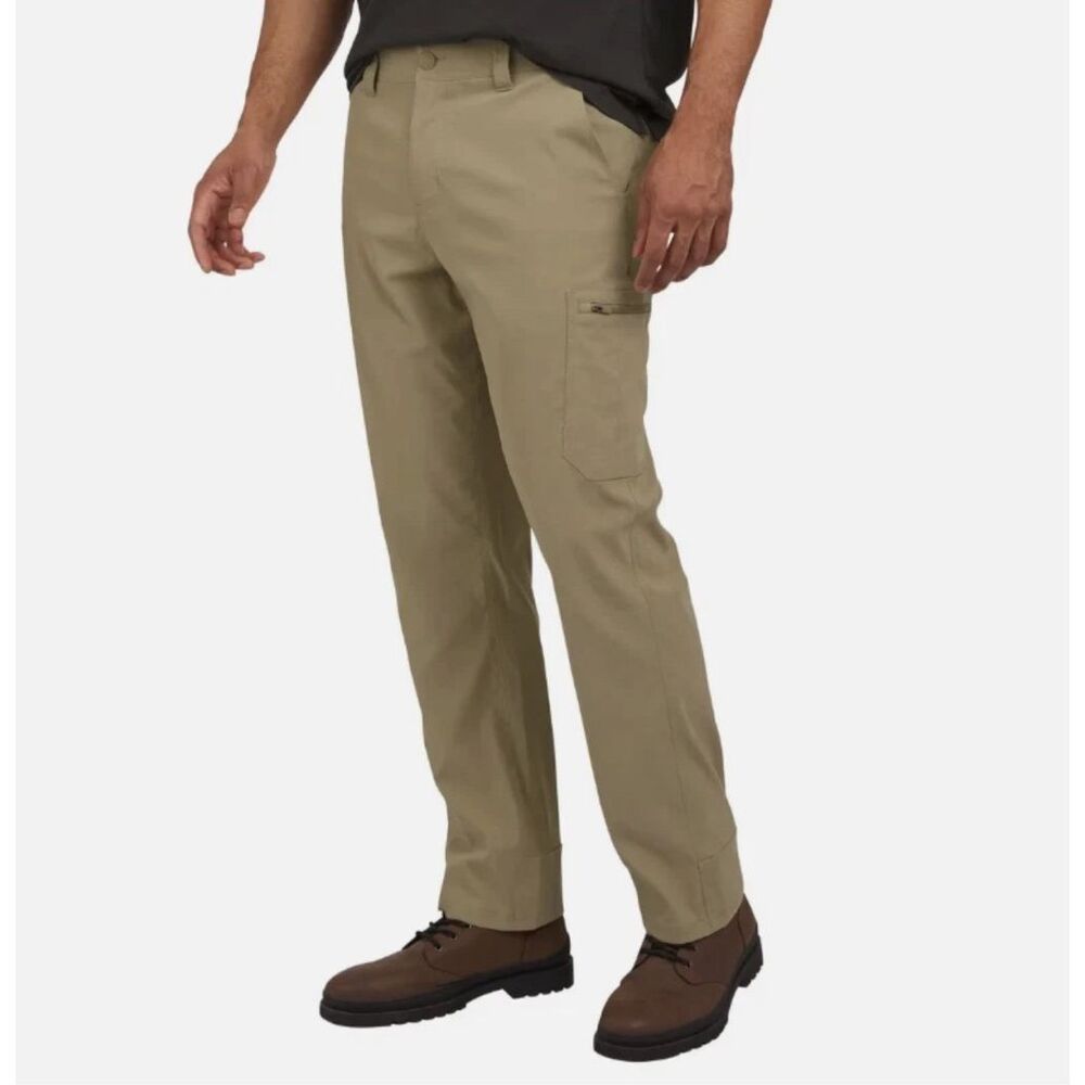 Wrangler Men's Tech Pant Tan Outdoor performance sz 32x32 New